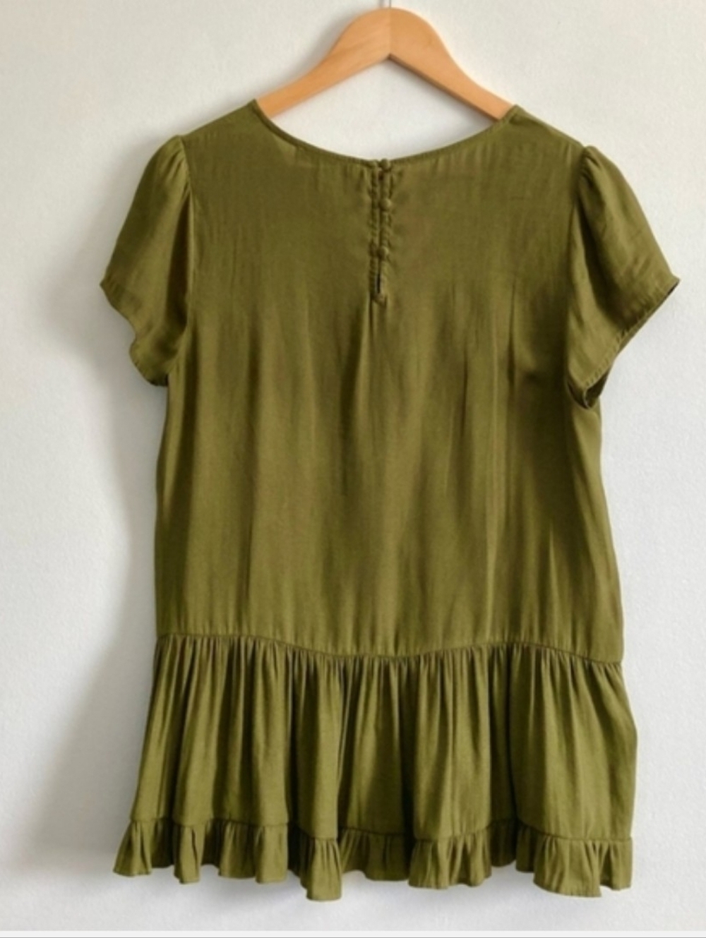 Anthro Ruffle Blouse - Picture 4 of 7